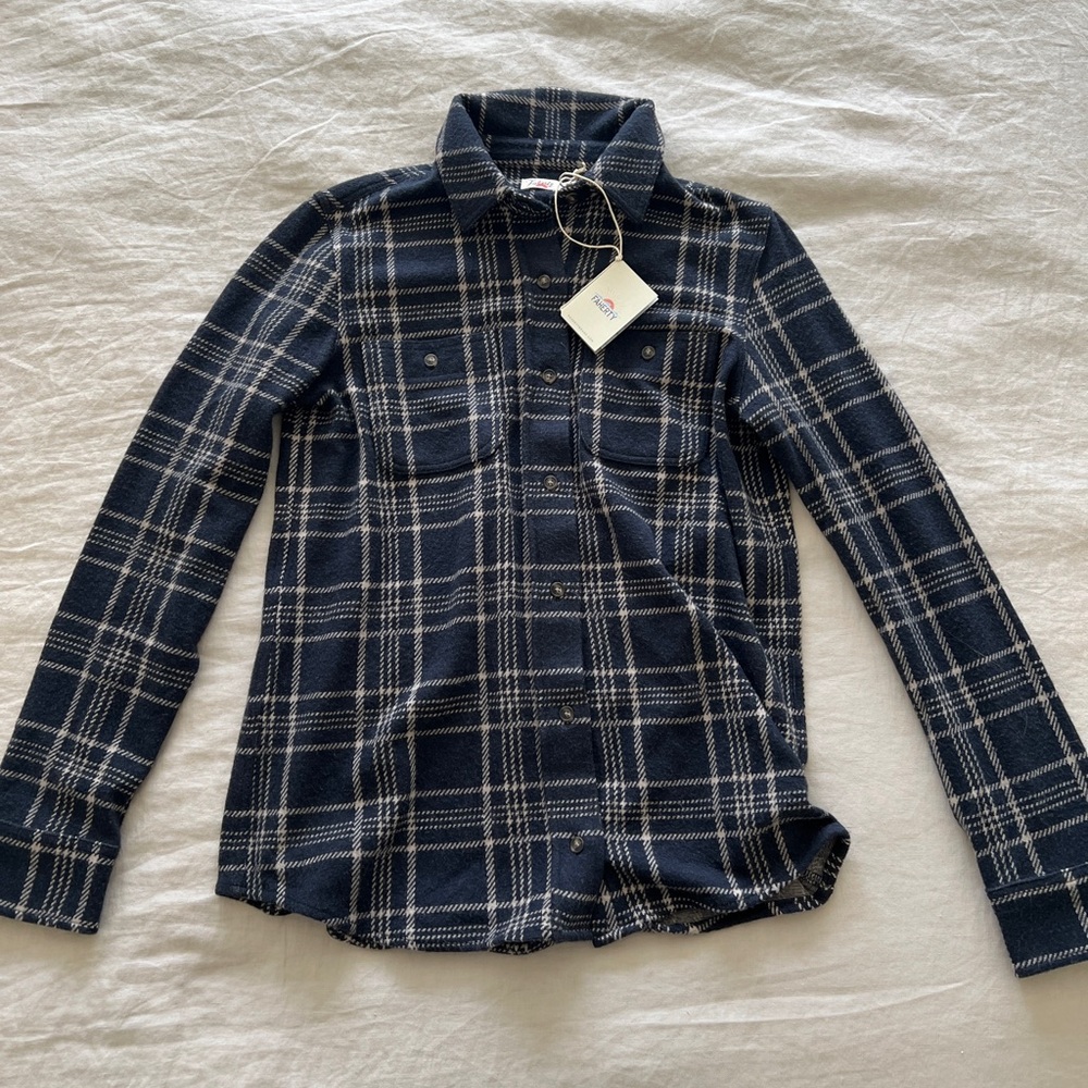 Faherty Legend Sweat Shirt in Dakota Plaid, size XS. New with tags.